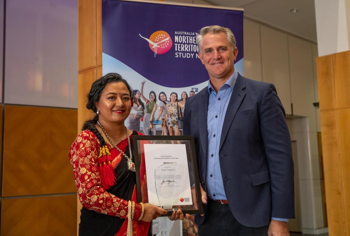 Congratulations Daisy Twayana, the 2023 Study NT International Student of the Year. 