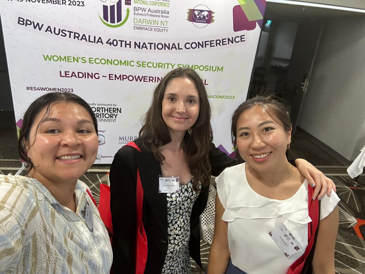 Study NT Student Ambassadors invited to attend BPW Australia Women’s Economic Security Symposium