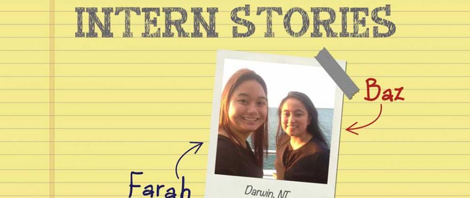 Intern stories: Farah and Baz